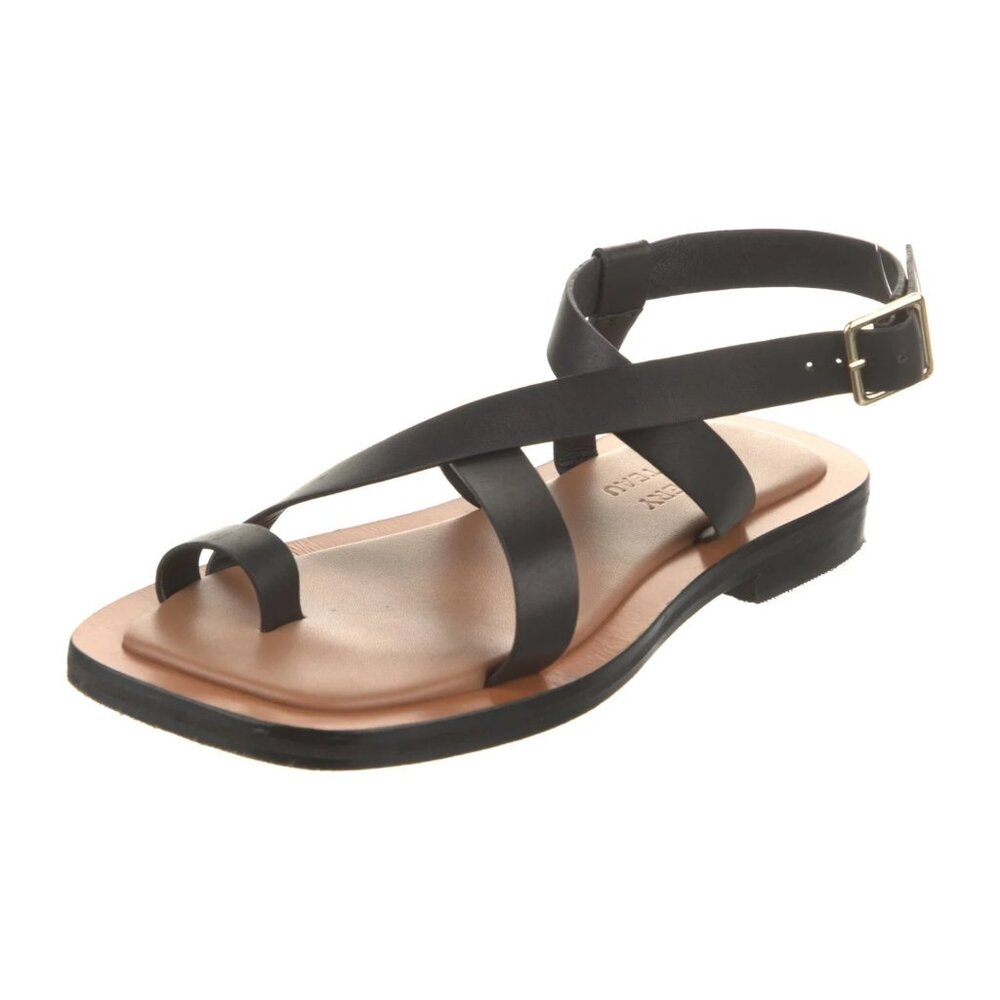 A EMERY X Matteau Spargi leather sandals, black, size 35 - Picture 3 of 6